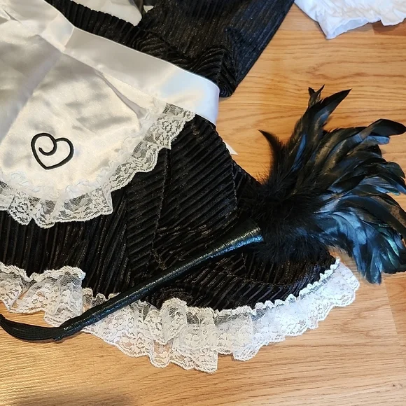 LoveHoney Black/White Maid Costume Dress - Picture 5 of 14